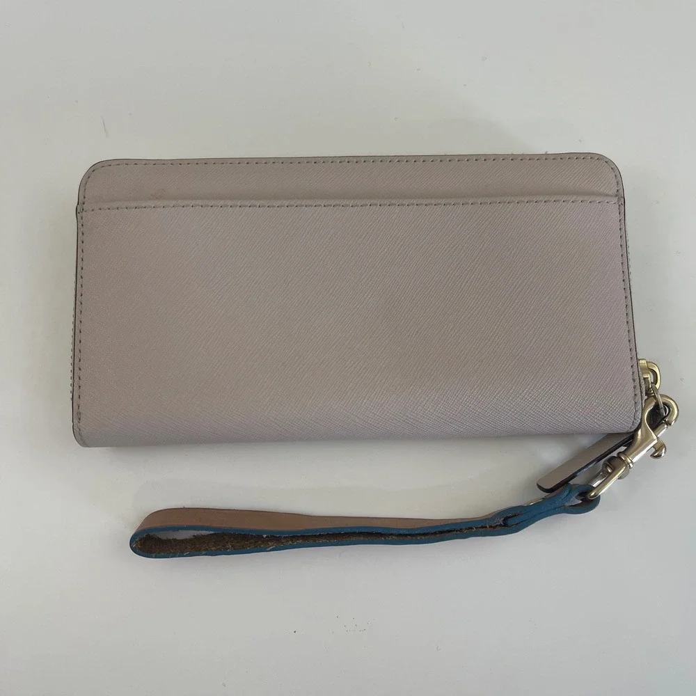 Kate Spade Disney Minnie Mouse Wristlet Wallet Lacey Continental Leather Zip